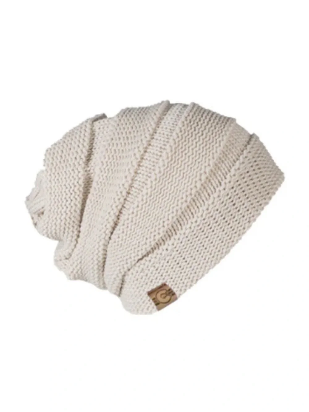 Yo Colorado Women's Drift Slouch Beanie Hat NWT Birchwood Cream Winter Ski Snow